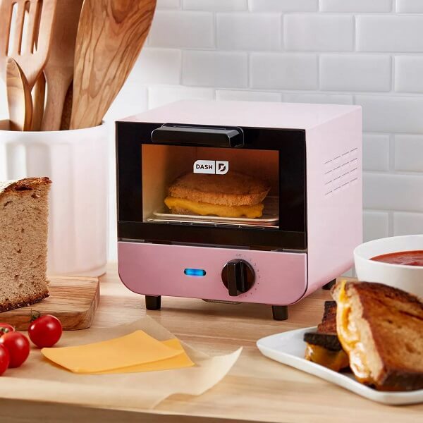 キッチン用品 ミニ トースター オーブン ピンク Dash ダッシュ