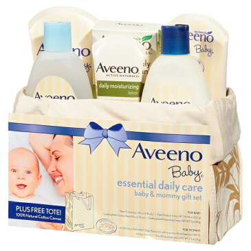 Aveeno【 アビーノ / ベイビー エッセンシャル デイリーケア ギフトセット / 敏感肌用 / 6点セット トートバッグ付き 】