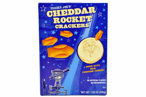 Trader Joe 039 s 【トレーダージョーズ チェダー ロケット クラッカー 7.05 oz(200g)】Cheddar Rocket Crackers