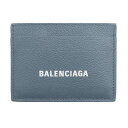 バレンシアガ バレンシアガ カードケース BALENCIAGA メンズ キャッシュ カードホルダー 名刺入れ 青 ブルー/ホワイト 594309 新品