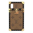 中古 ルイヴィトン アクセサリー M62619 LOUIS VUITTON モノグラム リバース iPhoneケース アイ トランクiPhoneX XS YJL2669