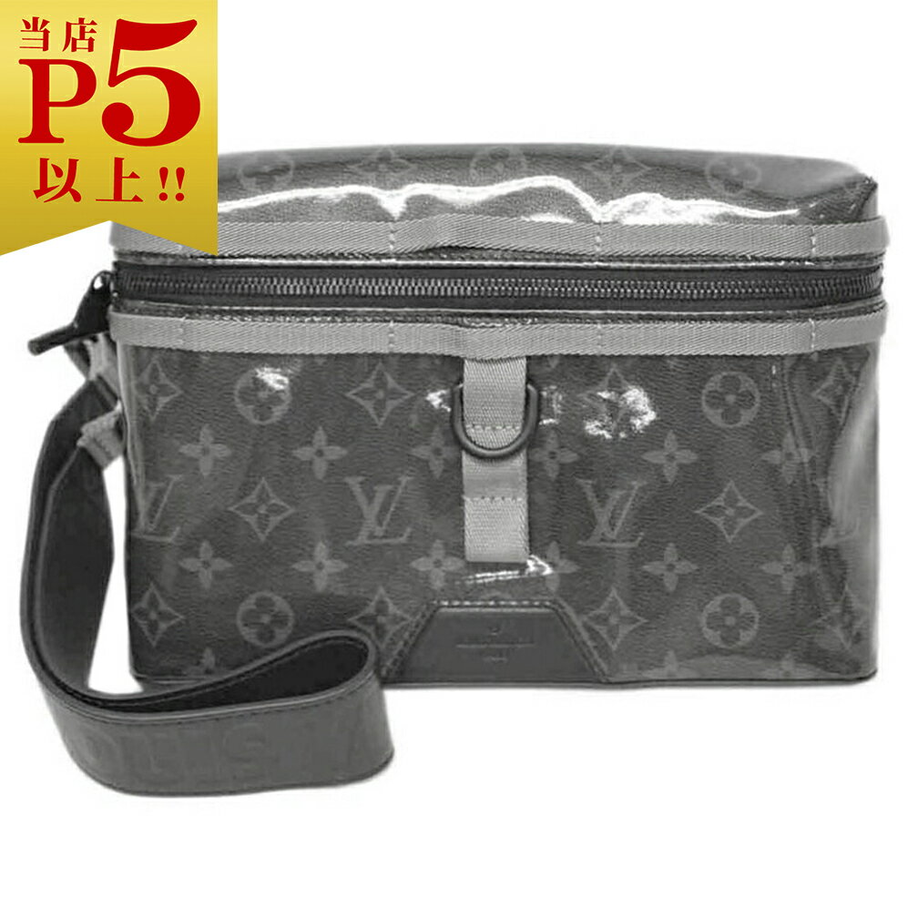 中古 ルイヴィトン バッグ M52218 LOUIS VUITTON ヴィトン LV モノグラム・エクリプス メッセンジャーPM グレーズ 新宿伊勢丹限定 YJL2791 展示品