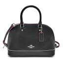 美品 コーチ バッグ COACH レザー 2WAY ハンドバッグ マルチ エッジペイン ミニ シエラ サッチェル ブラック F13310 10153