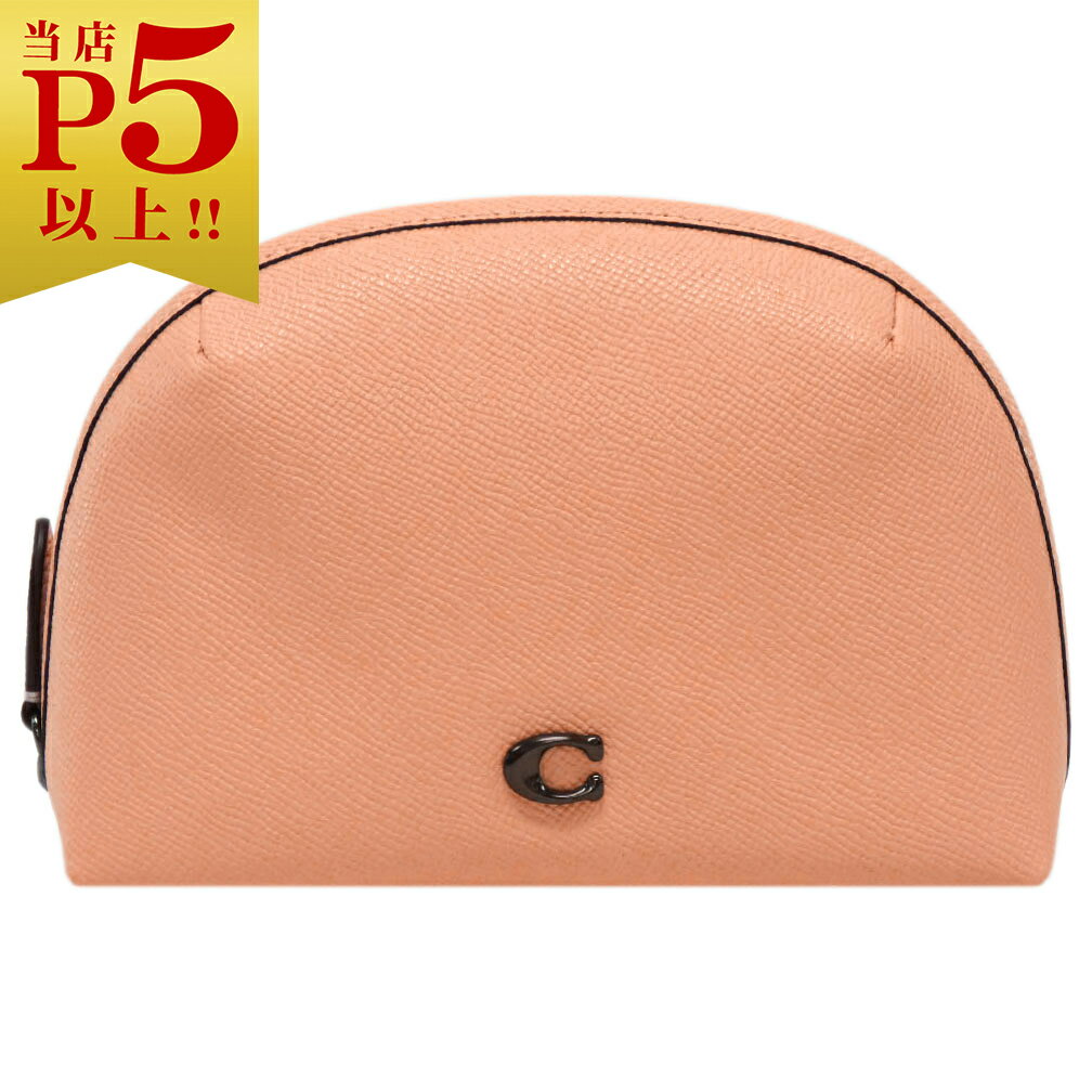 コーチ（COACH) コーチ ポーチ C3489-V5S9W COACH ジュリエンヌ コスメティック ケース 17 クロスグレインレザー フェイデッド ブラッシュ アウトレット 新品