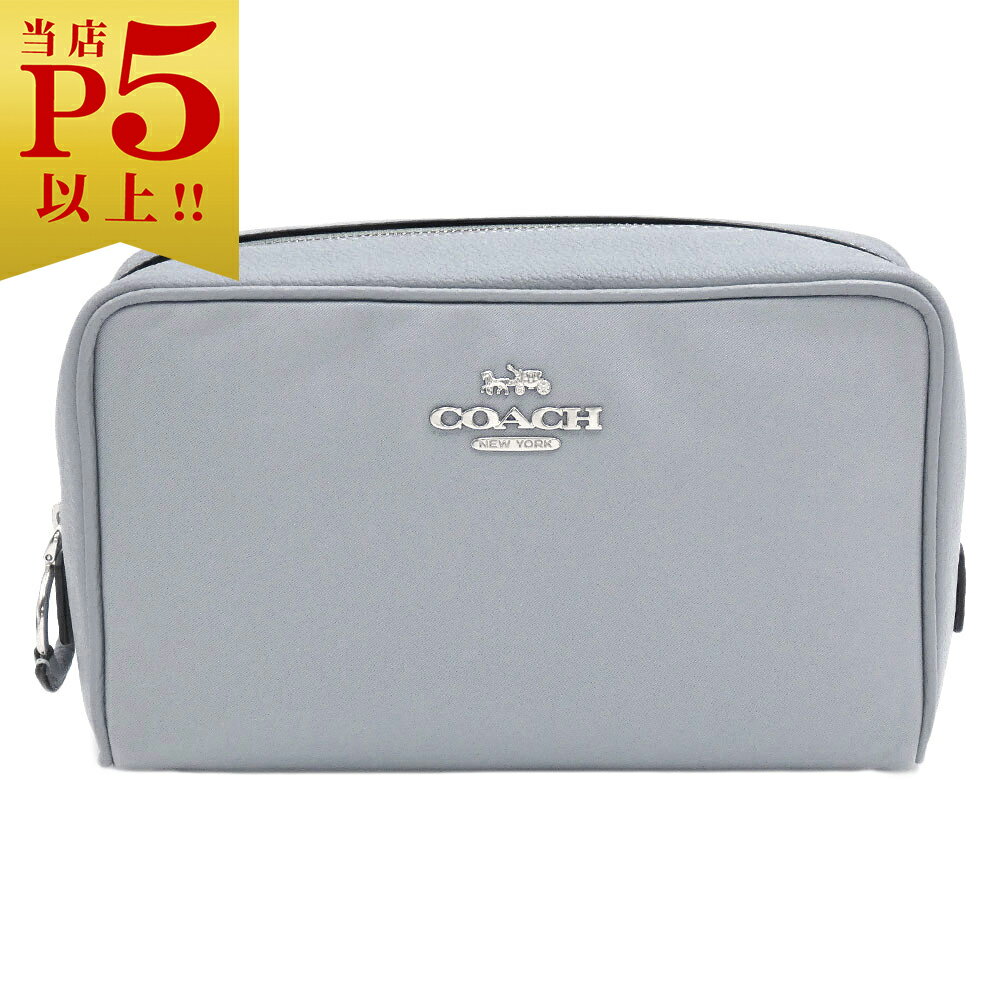 コーチ（COACH) コーチ ポーチ COACH エリス コスメティック ケース 化粧 メイクポーチ シルバー/グレーミスト C9956-SVW3K アウトレット