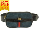 【ポイント6倍以上★】グッチ バッグ 519308-8774 GUCCI ウエストポーチ オフィディア GGマーモント ウェビング スエード/パテントレザー ネイビー/ブラック アウトレット 新品