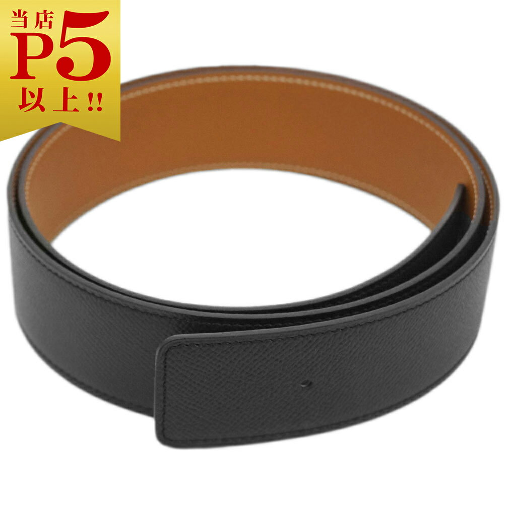 エルメス エルメス ベルト H063440CABP HERMES ソルド レディース レザーベルト 42MM ノワール/ゴールド 90 新品