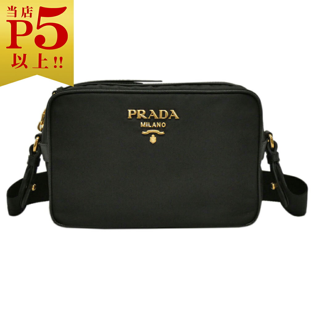 【対象商品Max50％OFF★】プラダ バッグ 1BH089 PRADA ショルダーバッグ TESSUTO SAFFIAN ネロ ナイロン カーフ ブラック アウトレット 新品【6/11 2時迄】