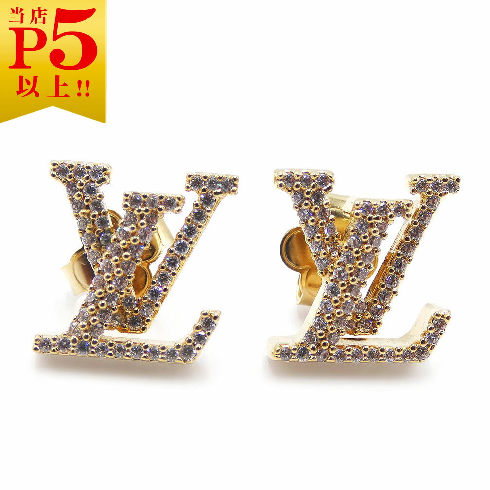 ルイヴィトン ピアス LOUIS VUITTON LV アクセサリー ピアス・LV アイコニック ストラス ゴールド レディース M00609 新品