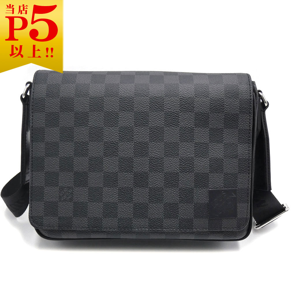 ダミエ ルイヴィトン バッグ LV LOUIS VUITTON ダミエ・グラフィット ディストリクト PM NV3 ブラック メッセンジャーバッグ 斜め掛け メンズ N42710 新品