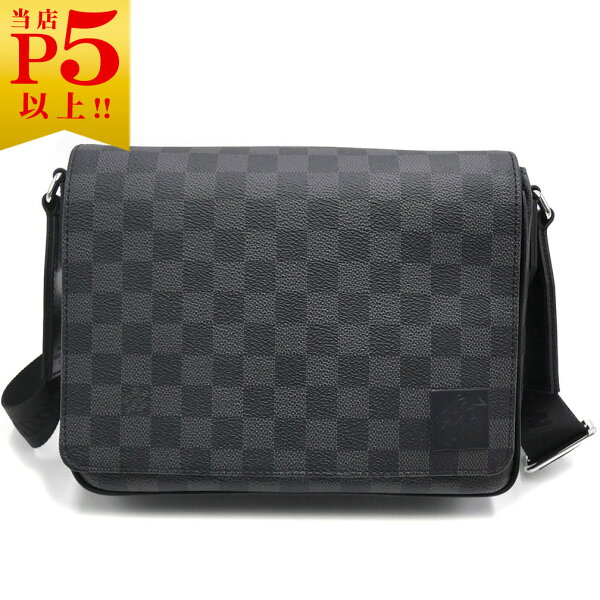 【P5倍以上★】ルイヴィトン バッグ LV LOUIS VUITTON ダミエ・グラフィット ディストリクト PM NV3 ブラック メッセンジャーバッグ 斜め掛け メンズ N42710 新品