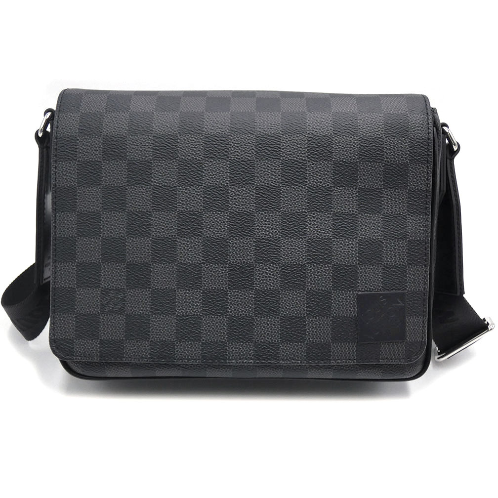 ダミエ ルイヴィトン バッグ LV LOUIS VUITTON ダミエ・グラフィット ディストリクト PM NV3 ブラック メッセンジャーバッグ 斜め掛け メンズ N42710 新品