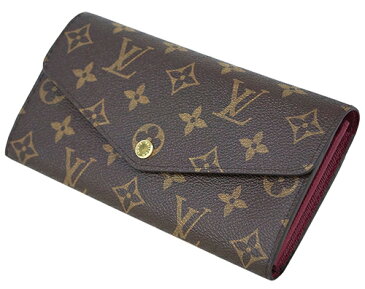 ルイヴィトン 財布 M62234 LOUIS VUITTON ヴィトン LV モノグラム ファスナー長札 ポルトフォイユ・サラ フューシャ 専用箱付き キャッシュレスで5％還元！