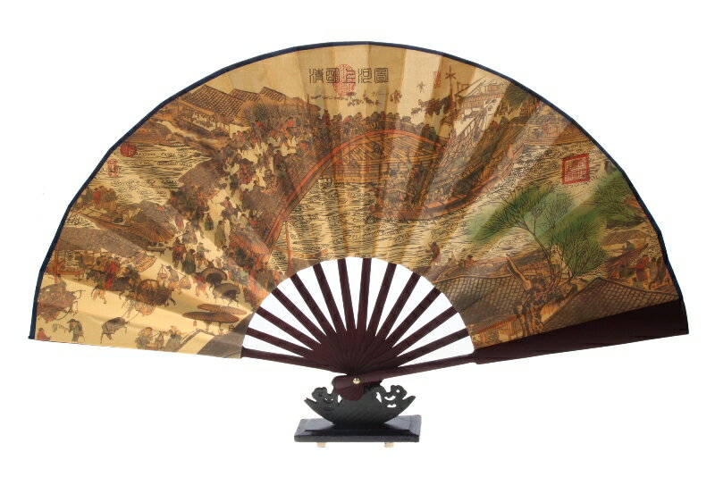 【送料無料 メール便】布製扇子NO.MS1201　扇子 暑さ対策 節電グッズ