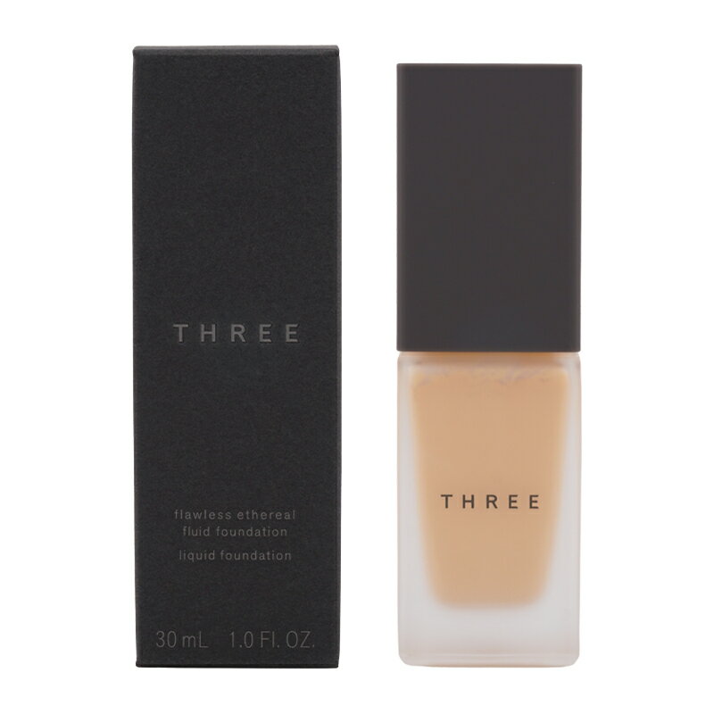 樂天商城 - THREE スリー フローレスエシリアル フルイド ファンデーション100 30mL SPF36 PA+++ 透明感 カバー力 [ギフトラッピング対応]