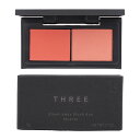THREE スリー ブロウンアウェイ ブラッシュデュオ 02 SUNSHINE DANCER 3g クリームチーク パウダーチーク 透明感 ツヤ感 [ギフトラッ...