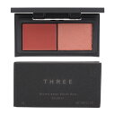 THREE スリー ブロウンアウェイ ブラッシュデュオ 04 BREEZE WALKER 3g クリームチーク パウダーチーク 透明感 ツヤ感 [ギフトラッピン...