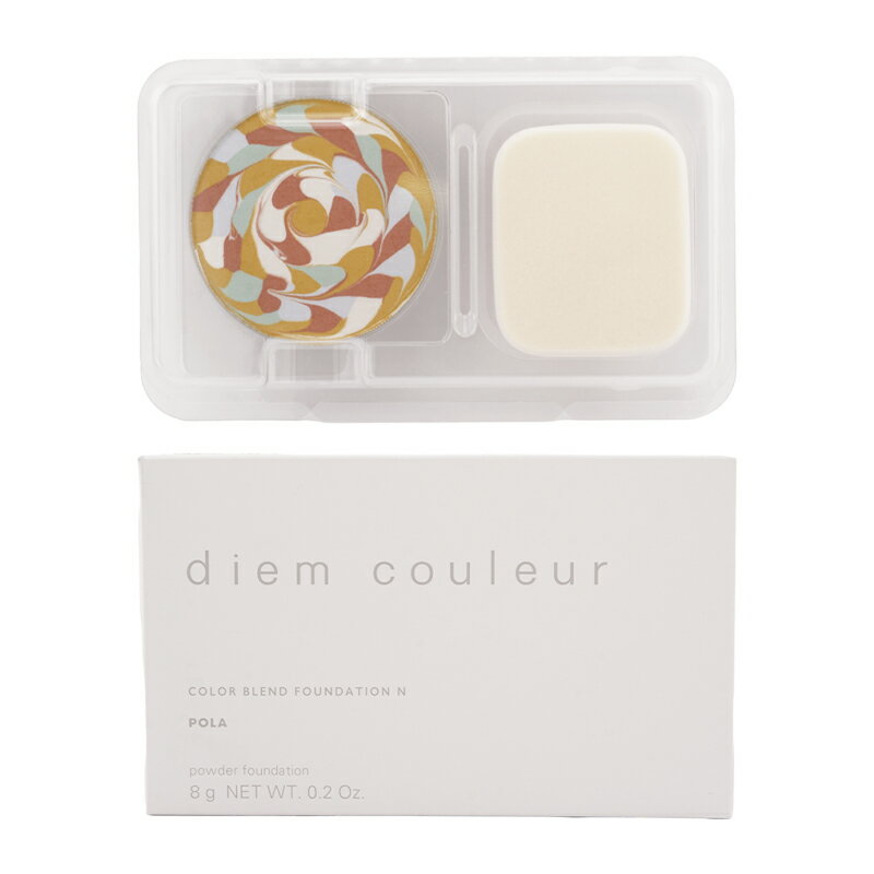 POLA ポーラ ディエム クルール カラーブレンドファンデーションN N4 リフィル 8g SPF15 PA++ 無香料 パフ付き 詰め替え用 [ギフトラッピング対応]
