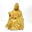模造作品 木彫り仏像 ★柘植園城寺形【訶梨帝母(鬼子母神)倚像】 高約16cm 77,000円