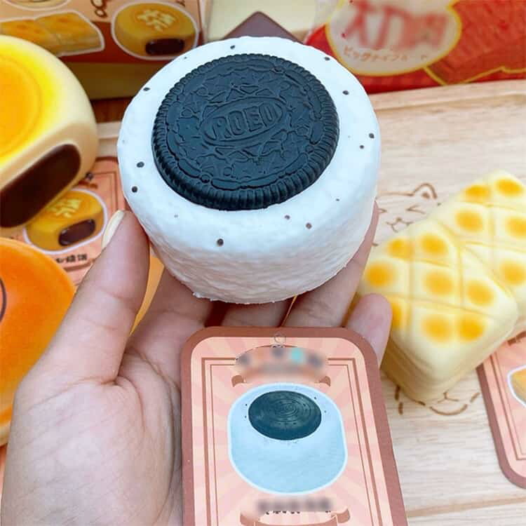 スクイーズ おもちゃ ブラインドボックス もちもち スクイーズおもちゃ 低反発 どら焼き かわいい 握る おしゃれ オシャレ 焼きパン ストレス解消 握って遊ぶ パン プレ ギフト 可愛い kaiunshop1-10059704 開運ショップ サンプル画像3