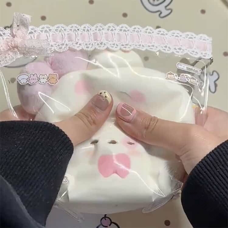 スクイーズ メロジョイ 低反発 ぬいぐるみ ネコ ねこ かわいい バラエティー おもちゃ ままごと 握る ストレス解消 もちもち フワフワ おしゃれ プレゼント お菓子 オシャレ kaiunshop1-10060003 開運ショップ サンプル画像3