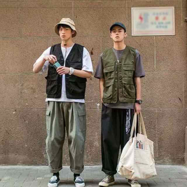 ベスト 大きいサイズ 大容量 カジュアルベスト メンズ ミリタリー お洒落 アウトドア 薄手 春夏 カーゴ 軽量 多ポケット付き ポケット 多機能ベスト キャンプベスト お釣りベスト kaiunshop1-10060002 開運ショップ サンプル画像2