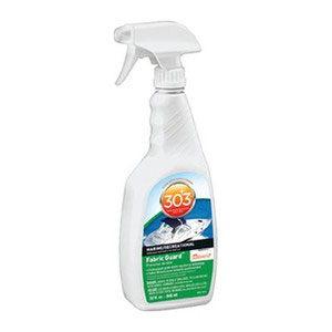【メーカー】 303 Products 【仕様】 容量：948ml 対象：ボート・ヨットのエンクロージャー、ビミニ、ドジャー、ボートカバー、セールカバー、オーニング、オープンカーのコンバーチブル、アクリルオーニング、テント、ウェアー、ゴアテックス、ショーウインドウ越しのテントパラソル等　