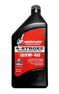 MERCURY　マーキュリー純正　4ストローク エンジンオイル　3.78L92-8M0078628 NMMA規格：FC-W