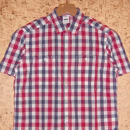 ADDICT mAfBNgn@VcADM13907 UNION SHIRT-PLAID