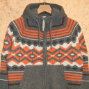 ADDICT ［アディクト］　ジャケットADM16K01 NATIVE HOODED ZIP KNIT