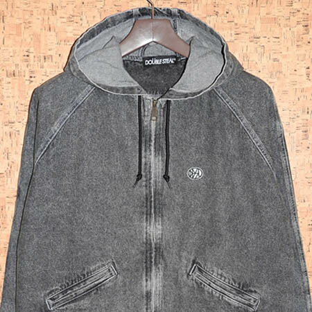 DOUBLE STEAL ［ダブルスティール］ ジャケット734-42087 OVAL LOGO DENIM HOODED JKT