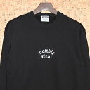DOUBLE STEAL m_uXeB[n g[i[934-12073 BLACK LETTER EMBROIDERY CREW