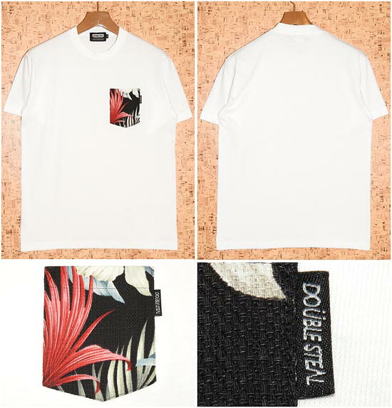 DOUBLE STEAL ［ダブルスティール］ Tシャツ983-14213 TROPICAL CLOTH POCKET