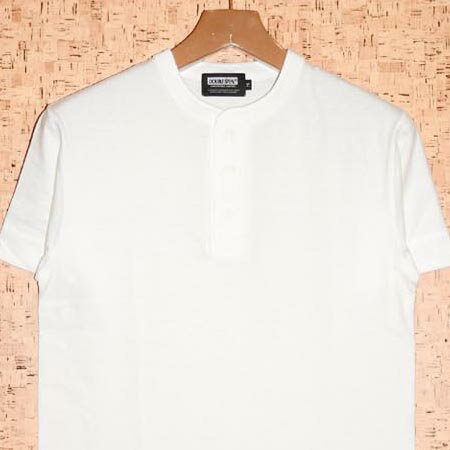 DOUBLE STEAL ［ダブルスティール］ Tシャツ973-12204 HENRY NECK TEE