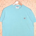 DOUBLE STEAL m_uXeB[n TVc@933-12049 DBSL OVAL PIGMENT POCKET S/S TEE