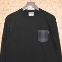 DOUBLE STEAL m_uXeB[n T934-12060 PATTERN POCKET L/S TEE