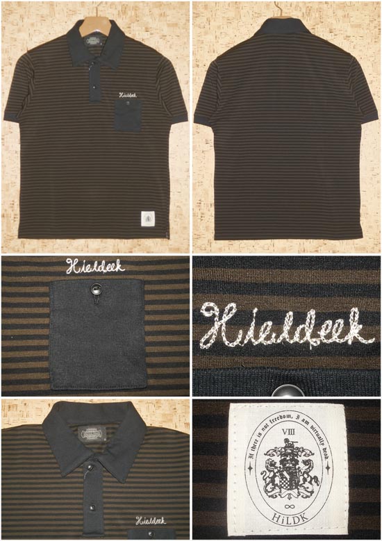 HILDK �Υϥ�����ǥ��������ϡ�Ⱦµ�ݥ������LDF1433 BORDER POLO S/S -BROADWAY-