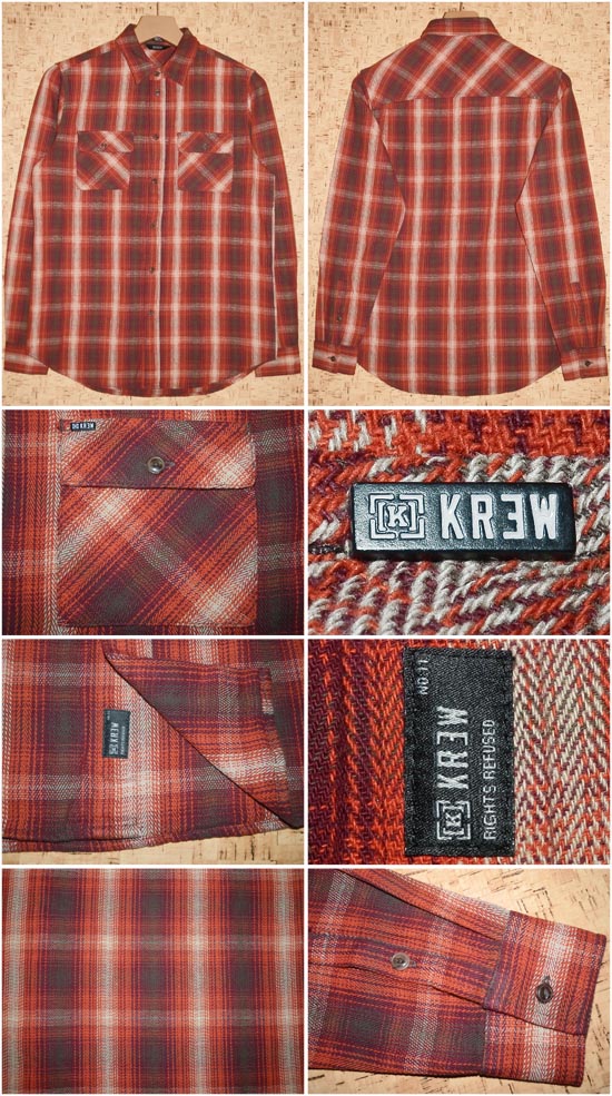 KR3W ［クルー］　長袖シャツK15325 ESCAPE L/S