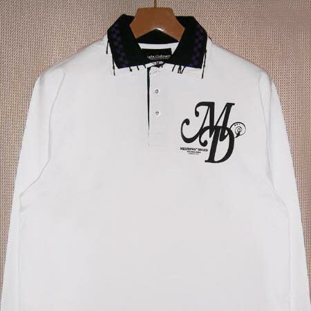 Rakuten - MELT DOWN ［メルトダウン］　長袖ポロシャツMD08FW-DPL03 KING EMBLEM DESIGN POLO