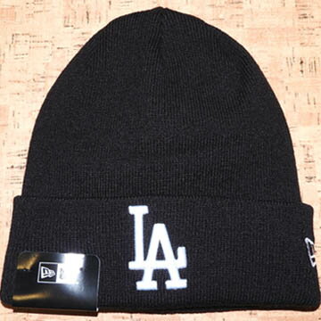 Cap, Hat - NEW ERA ［ニューエラ］ ニットキャップBASIC CUFF KNIT - MLB TEAM LOGO 【 LOS ANGELES・DODGERS 】