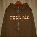 RESUME mYn@p[J[RE05W-S004 SWEAT HOODED ZIP UP