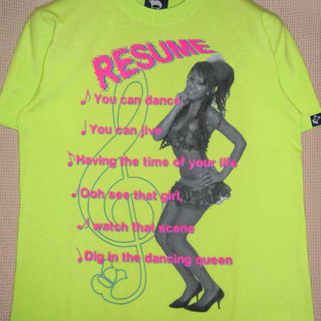 Rakuten - RESUME ［レズメ］　TシャツRE09S-T009 DANCING QUEEN T
