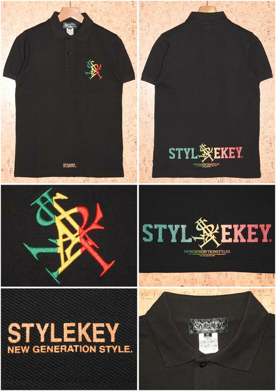 STYLEKEY �Υ������륭����Ⱦµ�ݥ������SK18SU-PL01 RASTA ROYAL ���λ� S/S POLO