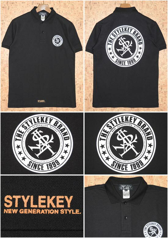STYLEKEY �Υ������륭����Ⱦµ�ݥ������SK19SP-PL01 CIRCLE LOGO ���λ� S/S POLO