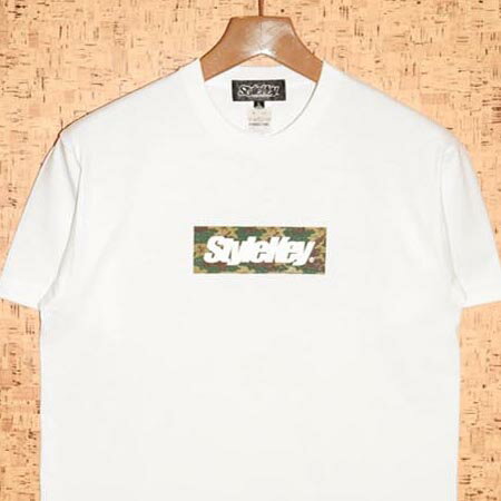 Rakuten - STYLE KEY ［スタイルキー］ TシャツSK18SP-SS05 BOX CAMO S/S TEE