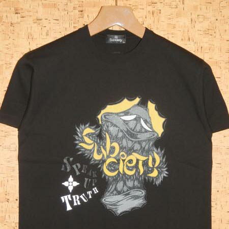 Rakuten - SUBCIETY ［サブサエティ］　TシャツSBT1961 SUBCIETY × PESU -SPEAK　UP TRUTH-