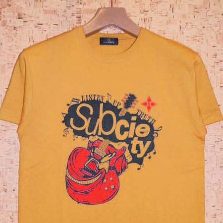 Rakuten - SUBCIETY ［サブサエティ］　TシャツSBT1971 SUBCIETY × PESU -LISTEN UP TRUTH-
