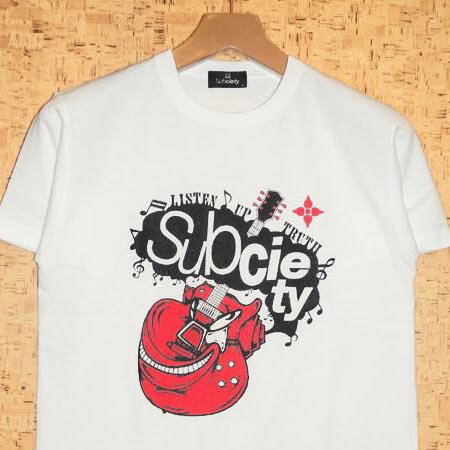 Rakuten - SUBCIETY ［サブサエティ］　TシャツSBT1971 SUBCIETY × PESU -LISTEN UP TRUTH-