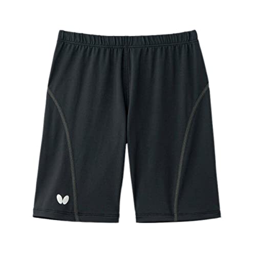 【5%OFFクーポン】バタフライ Butterfly 卓球 ユニセックス マレンテ・スパッツ ブラック 52060 ラバー ラケット シューズ ユニフォーム 台...