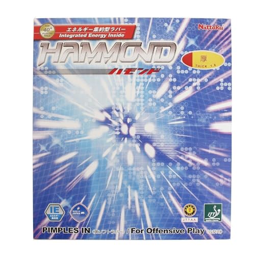 【5%OFFクーポン】ニッタク Nittaku 卓球 ラバー ハモンド 裏ソフト 高弾性 NR-8527 レッド 厚 ブラック ラケット シューズ ユニフォーム...